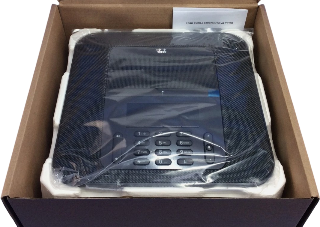 Cisco CP-8832-3PCC-K9 IP MPP SIP Conference Phone w/8832-PoE Refurbished - Cisco Systems Inc. refurbished available on PCLiquidations