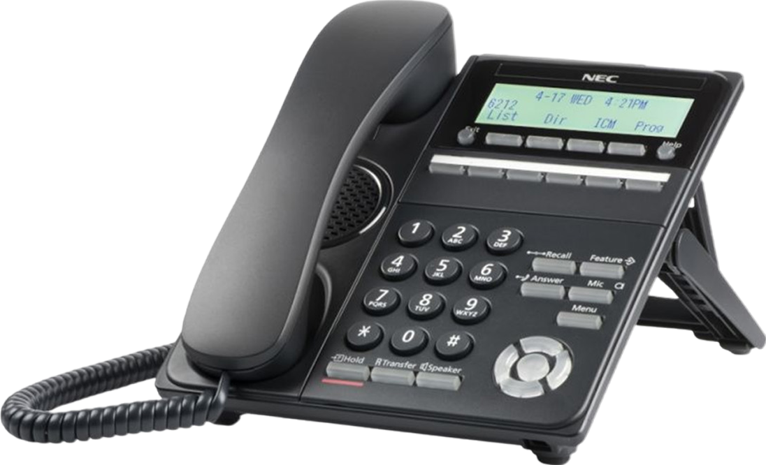 NEC DT900 ITK-6D-1 6-Button IP Phone - Black - Grade A Refurbished - NEC (Nippon Electric Company) refurbished available on PCLiquidations