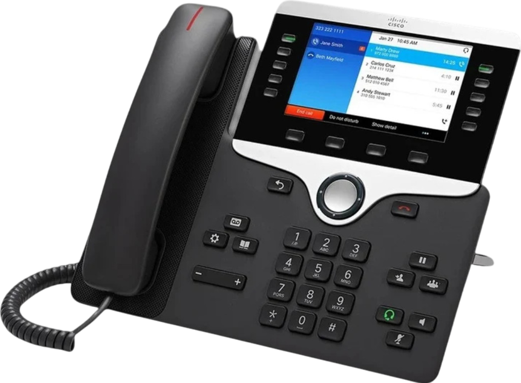 Cisco CP 8851 Black Multi-platform SIP IP Phone (CP-8851-3PCC-K9) - Grade A Refurbished - Cisco Systems Inc. refurbished available on PCLiquidations