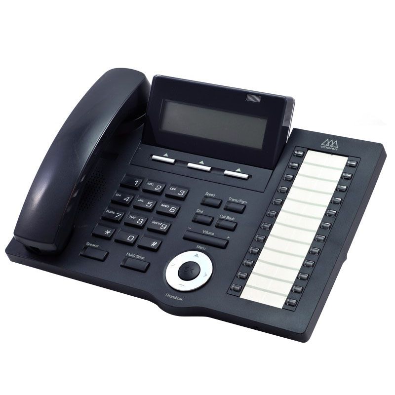 Vodavi IP7024D 24-Button Black IP Display Speakerphone - Grade A Refurbished -  refurbished available on PCLiquidations
