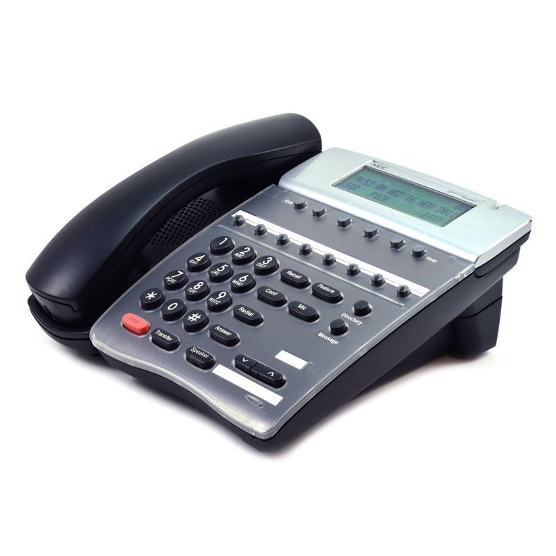 NEC Dterm Series i DTR-8D-1 Black Display Speaker Phone (780039) Refurbished - NEC (Nippon Electric Company) refurbished available on PCLiquidations