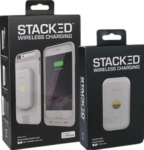 Stacked Wireless Magnetic Charging Kit for iPhone 6/6S - White Refurbished -  refurbished available on PCLiquidations