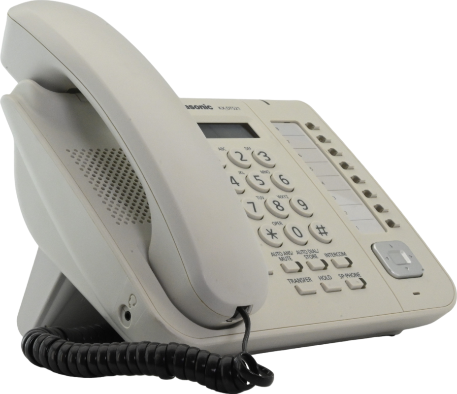 Panasonic KX-DT521 8-Button LCD Digital Speakerphone White - Grade B Refurbished - Panasonic refurbished available on PCLiquidations