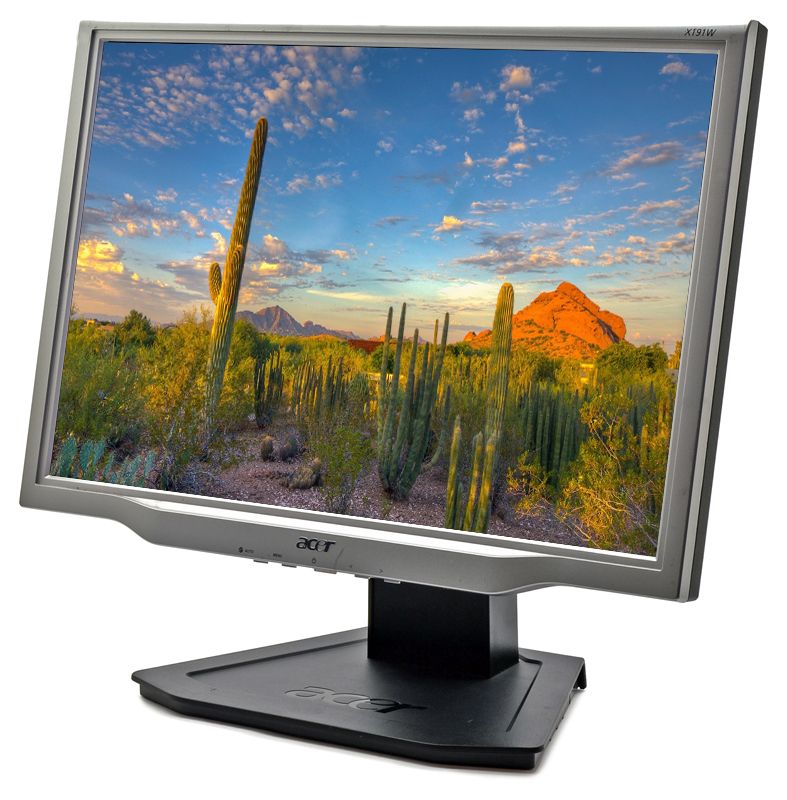 Acer X191W 19"" Widescreen LCD Monitor - Grade B Refurbished - Acer refurbished available on PCLiquidations