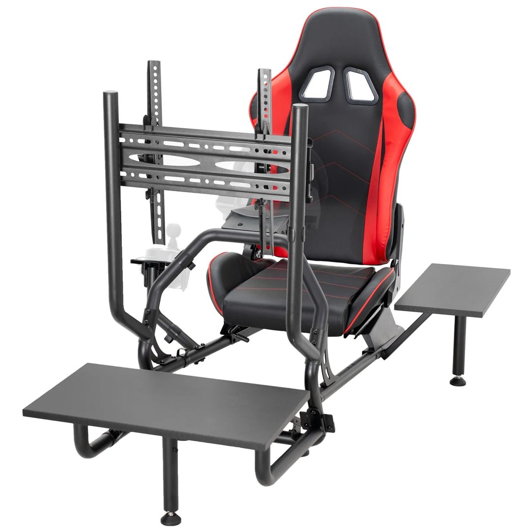 Buy VIVO Racing Simulator Cockpit with TV Mount & Shelf Kit Refurbished - $499.99 VIVO Racing Simulator Cockpit with TV Mount & Shelf Kit Refurbished - refurbished available on PCLiquidations