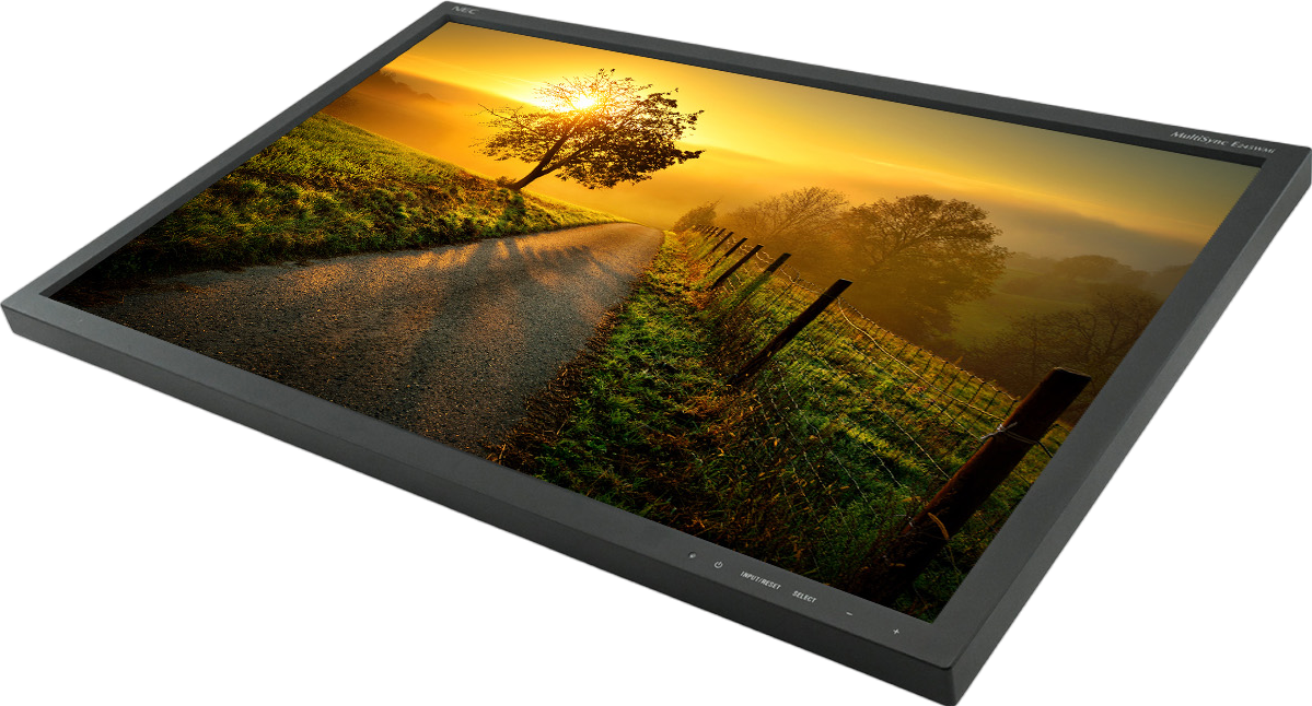 NEC MultiSync E245WMi 24"" 2K LED LCD Monitor - No Stand - Grade A Refurbished - NEC (Nippon Electric Company) refurbished available on PCLiquidations