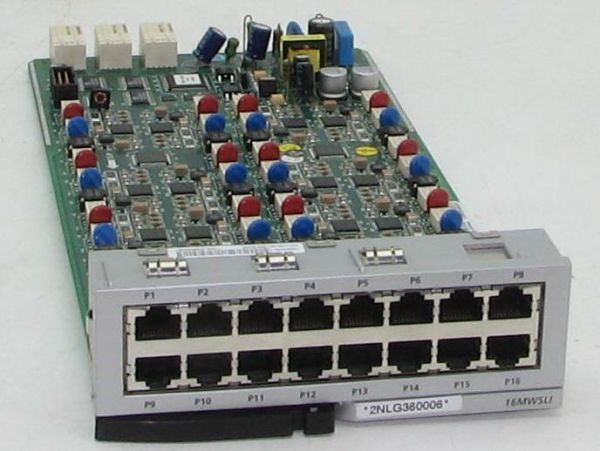 Samsung OfficeServ 7000 16MWSLI 16-Port Single Line Card w/ Message Waiting Refurbished - Samsung refurbished available on PCLiquidations