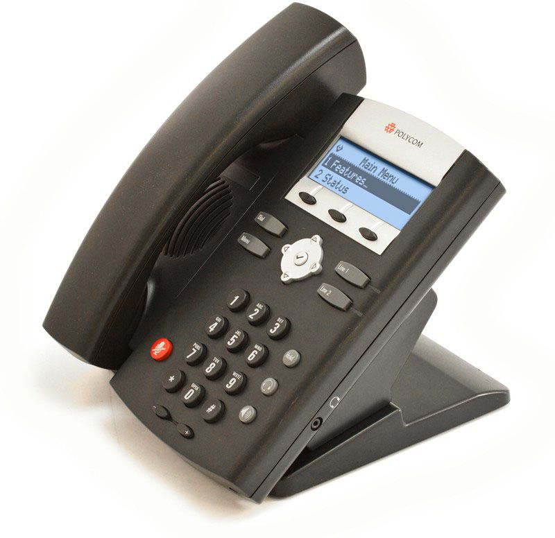 Polycom SoundPoint 331 PoE Display Phone (2200-12365-025) Refurbished - Polycom refurbished available on PCLiquidations