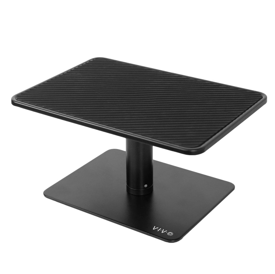 VIVO 12"" Aluminum Monitor Riser - Black Refurbished -  refurbished available on PCLiquidations