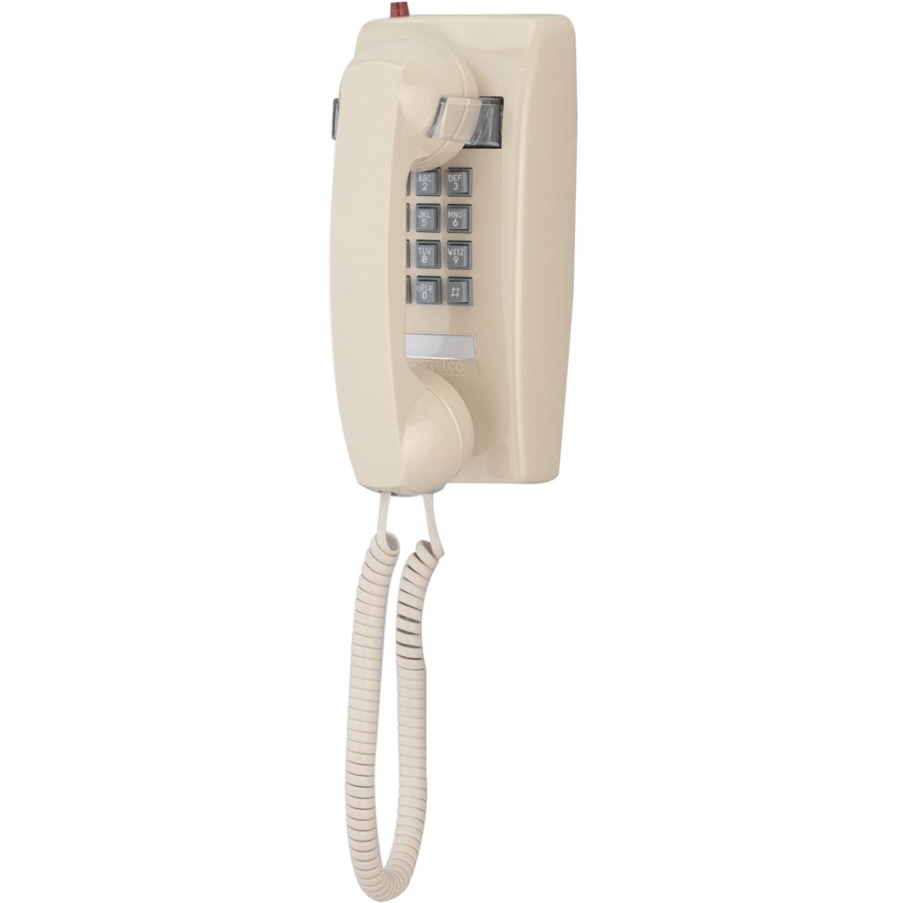 Cortelco 2554 Ash Basic Wall Phone w/Message Waiting Lamp - New Refurbished - Cortelco refurbished available on PCLiquidations