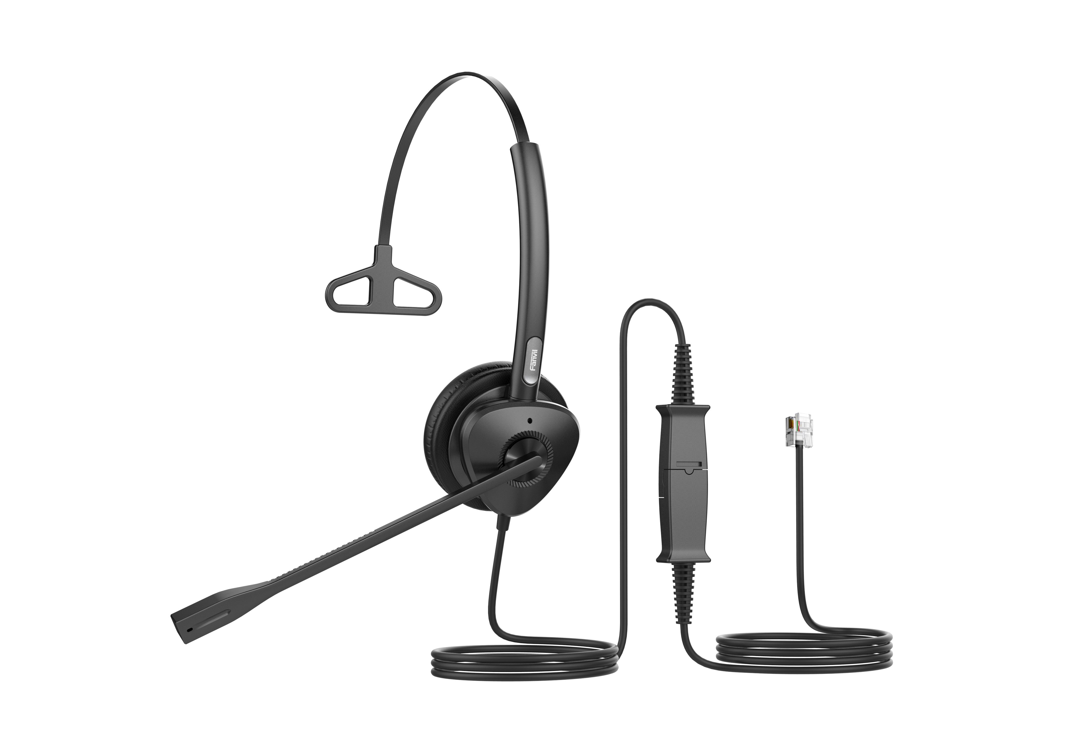 Buy Fanvil HT301 QD to RJ9 Mono Wired Headset Refurbished - $35.00 Fanvil HT301 QD to RJ9 Mono Wired Headset Refurbished - Fanvil refurbished available on PCLiquidations