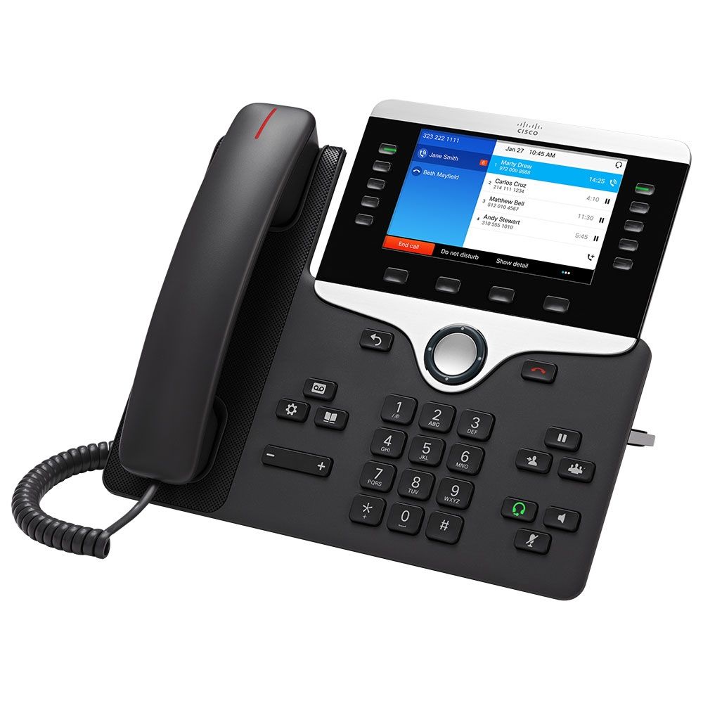 Cisco CP 8841 Black IP Phone with Multiplatform Firmware (3PCC) - Grade B Refurbished - Cisco Systems Inc. refurbished available on PCLiquidations