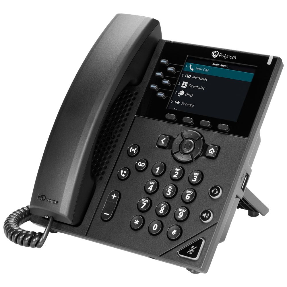 Poly VVX 350 IP Speakerphone Refurbished - N/A (Il existe plusieurs marques avec le nom "Poly", il refurbished available on PCLiquidations