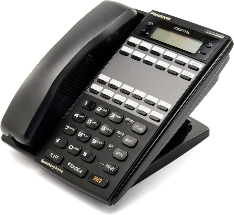 Panasonic VB-44223-B Black Display Speakerphone - Grade B Refurbished - Panasonic refurbished available on PCLiquidations