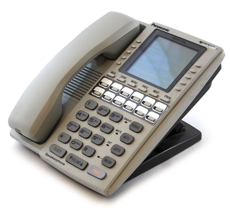 Panasonic VB-44225-G Grey Large Display Speakerphone - Grade B Refurbished - Panasonic refurbished available on PCLiquidations