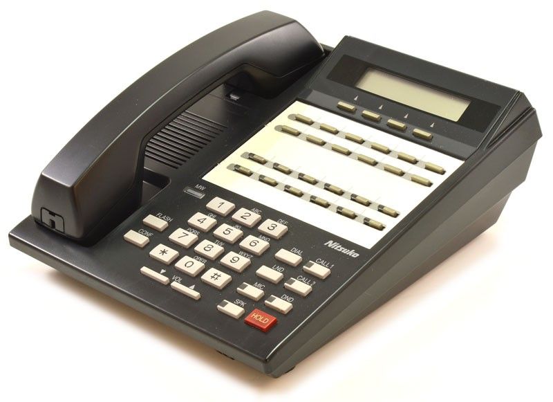 NEC 124i/384i 92753A 22-Button Black Digital Display Speakerphone - Grade A Refurbished - NEC (Nippon Electric Company) refurbished available on PCLiquidations
