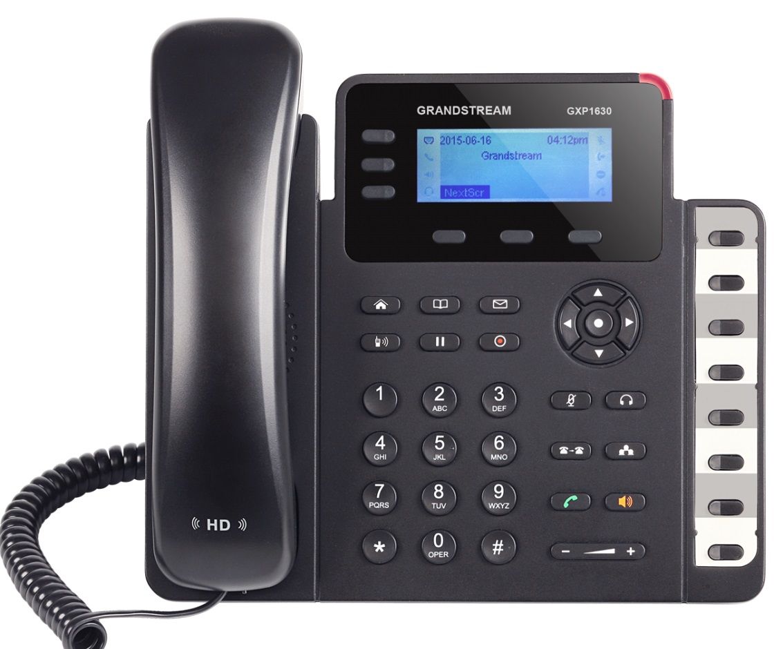 Grandstream GXP1630 3-Line HD IP Phone Refurbished - Grandstream refurbished available on PCLiquidations