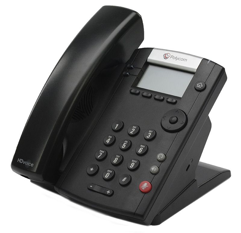 Polycom VVX 201 2-Line Black IP Display Phone - Grade A Refurbished - Polycom refurbished available on PCLiquidations
