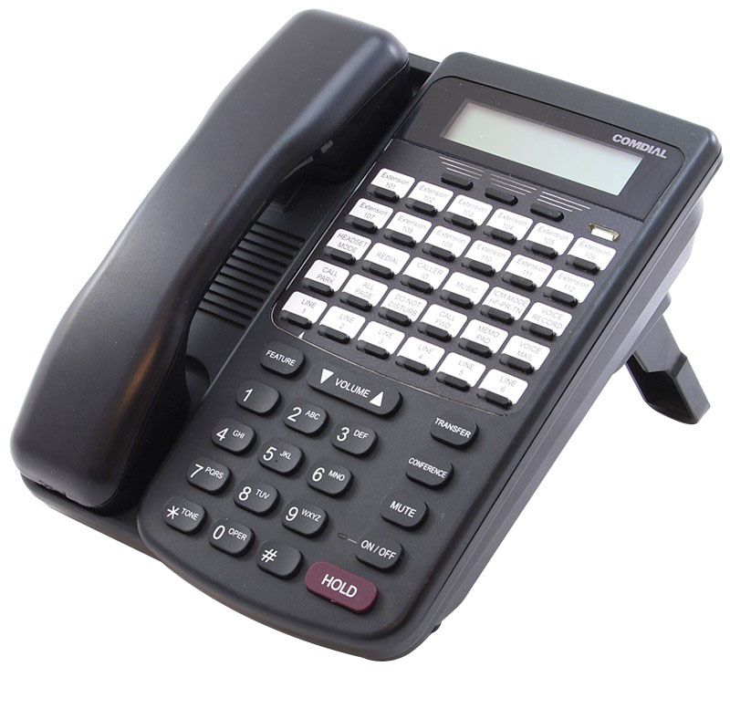 Comdial 7260-00 DX-80/120 HAC Black Display Telephone Refurbished -  refurbished available on PCLiquidations