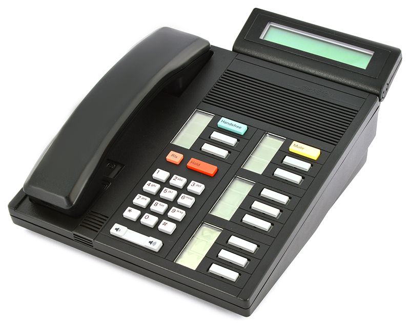 Nortel Meridian M5312 Black Display Phone (NT4X37) Refurbished -  refurbished available on PCLiquidations