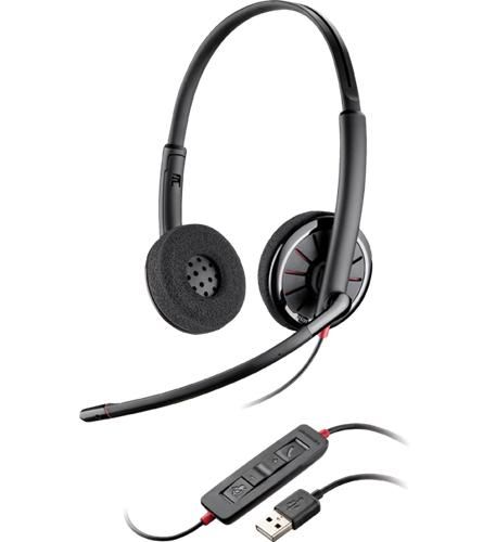Plantronics Blackwire C320-M USB-A Stereo Headset - Microsoft - Grade A Refurbished - Plantronics refurbished available on PCLiquidations