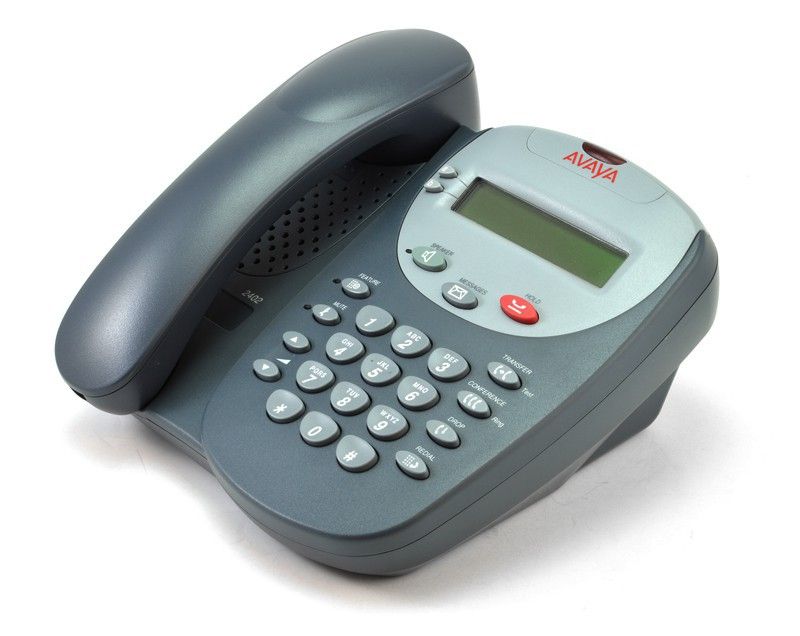 Avaya 2402 Black Digital Display Speakerphone - Grade A Refurbished - Avaya refurbished available on PCLiquidations