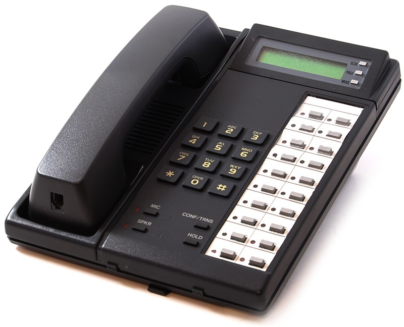 Toshiba Strata EKT6520-SD 20-Button Charcoal Display Speakerphone Refurbished - Toshiba refurbished available on PCLiquidations