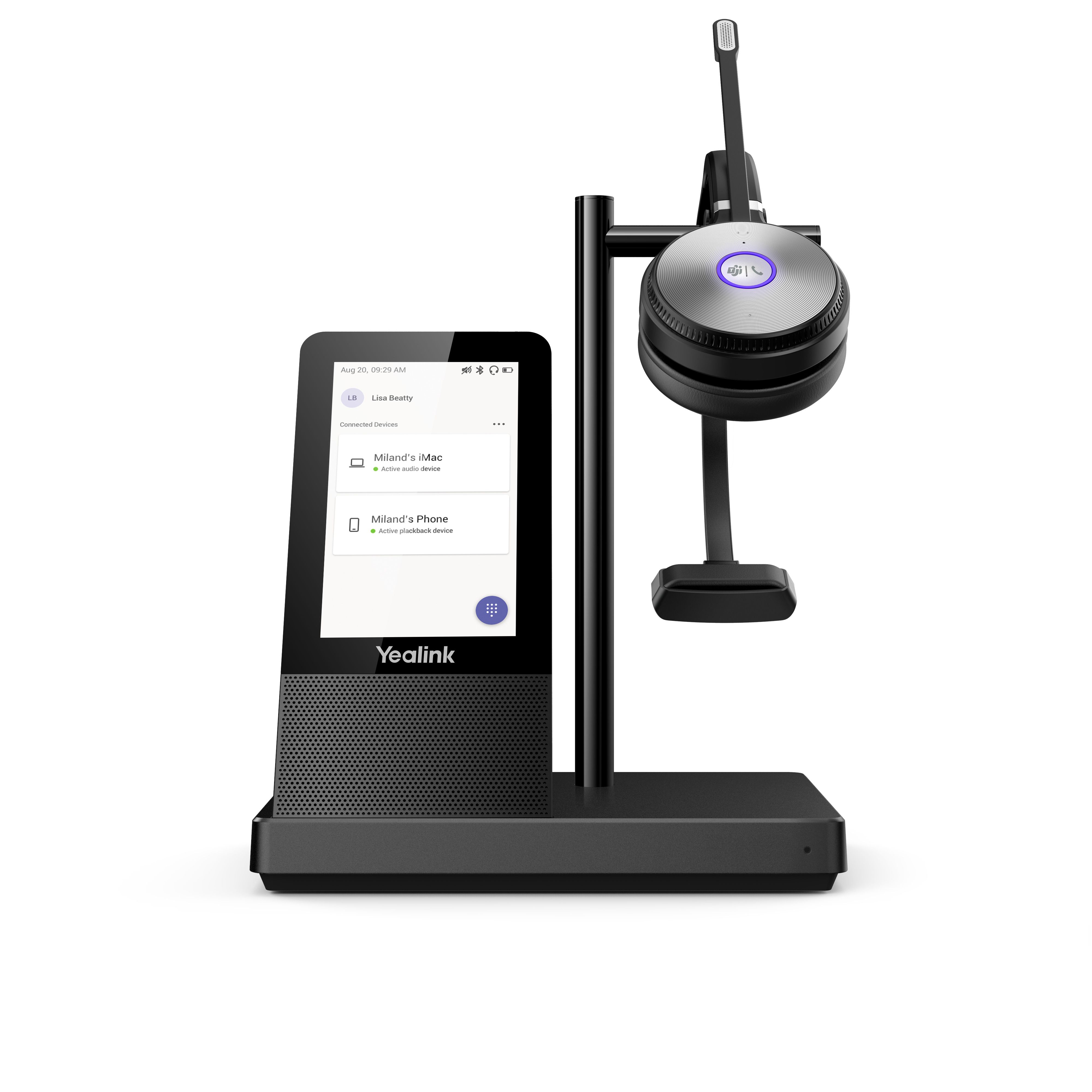 Yealink WH66 Microsoft Teams Mono DECT Wireless Headset Refurbished - Yealink refurbished available on PCLiquidations