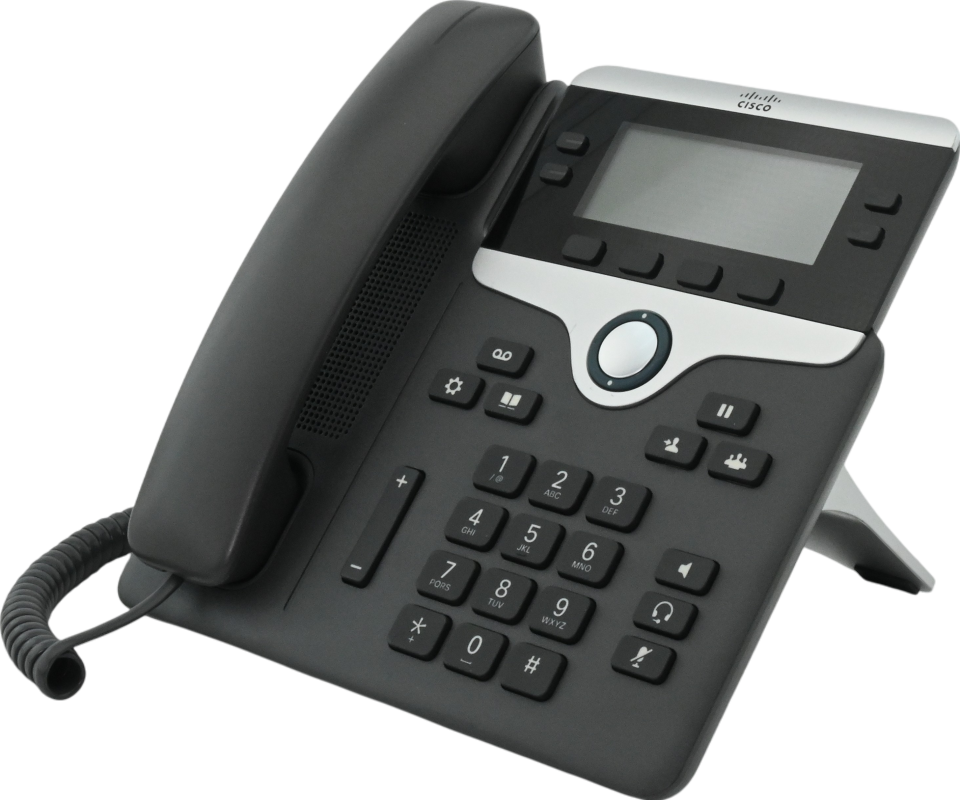 Cisco CP-7841-3PW-K9 Charcoal Gigabit IP Display Speakerphone - Grade A Refurbished - Cisco Systems Inc. refurbished available on PCLiquidations