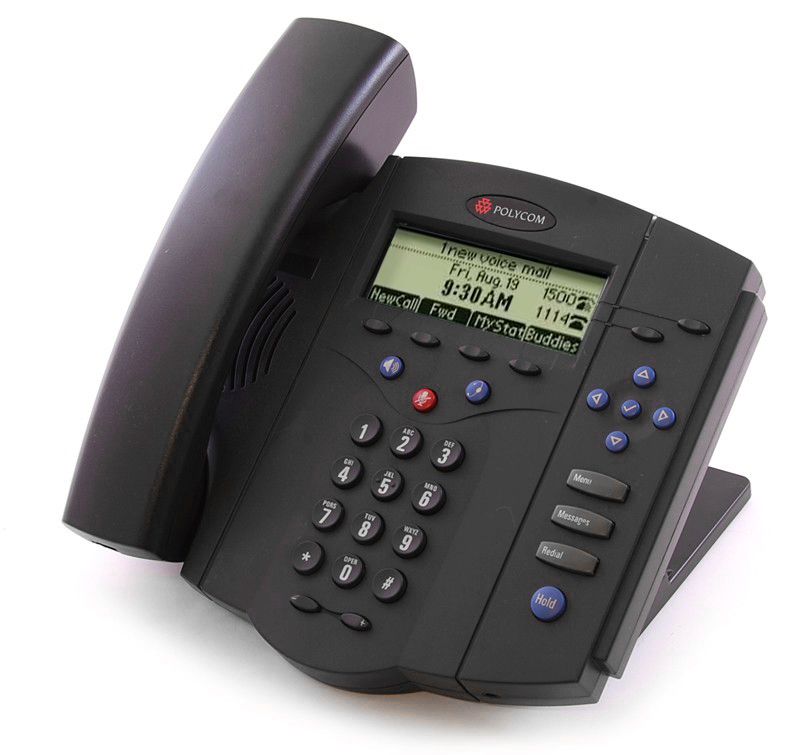 Polycom SoundPoint IP 430 Black IP Display Speakerphone (2201-11402-001) - Grade B Refurbished - Polycom refurbished available on PCLiquidations