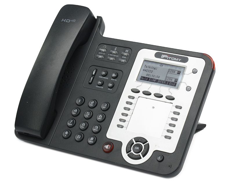 IPitomy IP320-P 49-Button PoE SIP LCD Display Phone - Grade A Refurbished -  refurbished available on PCLiquidations