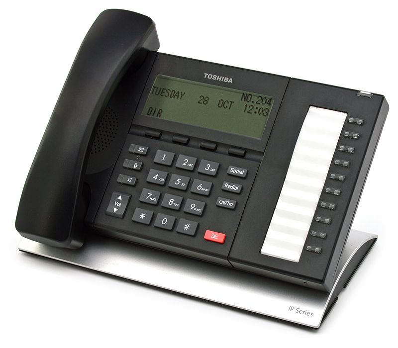 Toshiba Strata IP5022-SD 10-Button Display IP Speakerphone - Grade B Refurbished - Toshiba refurbished available on PCLiquidations