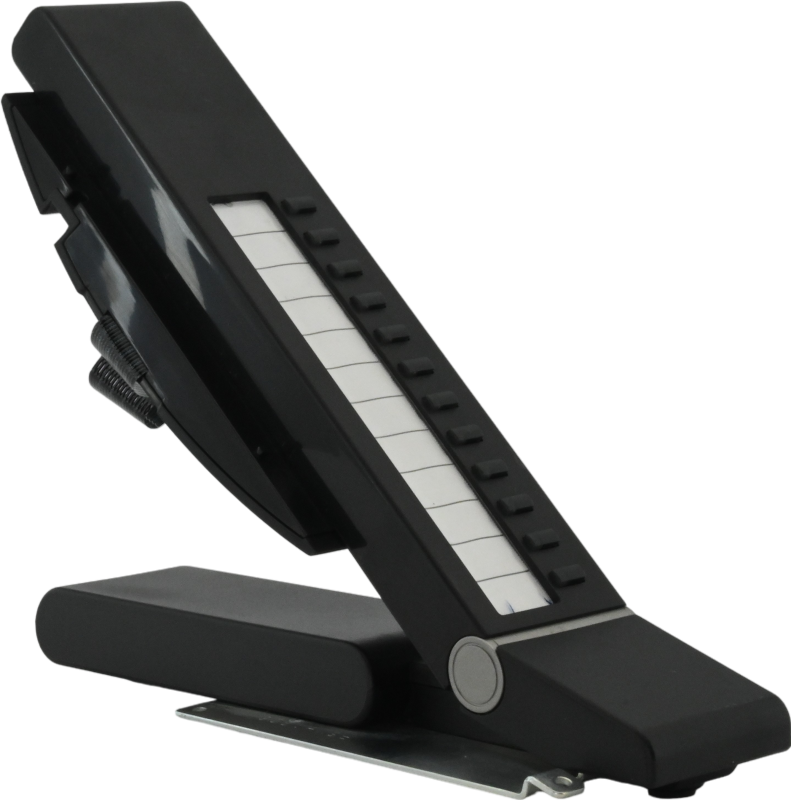 Panasonic KX-T7603-B 12-Key Black Add-On Module - No Stand - Grade A Refurbished - Panasonic refurbished available on PCLiquidations
