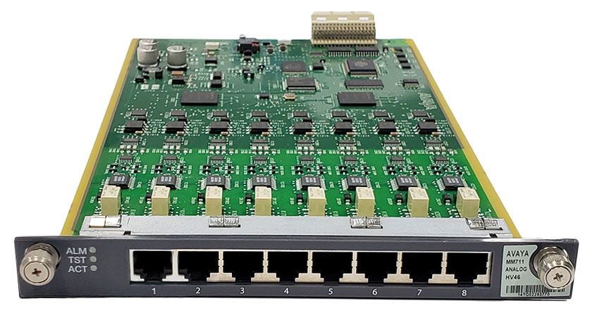 Avaya MM711 Analog Media Module  (700394661) Refurbished - Avaya refurbished available on PCLiquidations