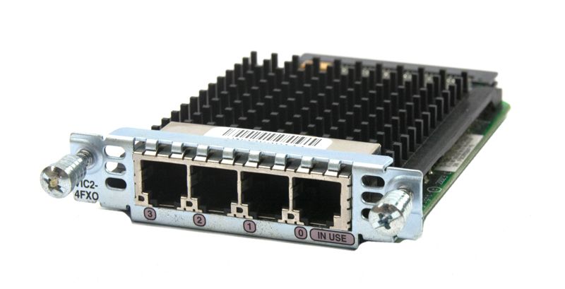 Cisco VIC2-4FXO 4-Port Voice Fax Interface Card Refurbished - Cisco Systems Inc. refurbished available on PCLiquidations