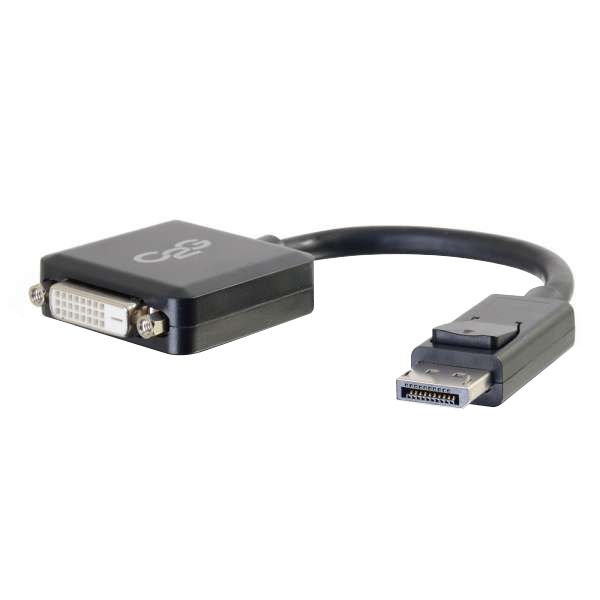 Cables To Go DisplayPort Male to DVI Female (8 Inch) Converter Adapter - Grade A Refurbished - C2G (Cables To Go) refurbished available on PCLiquidations