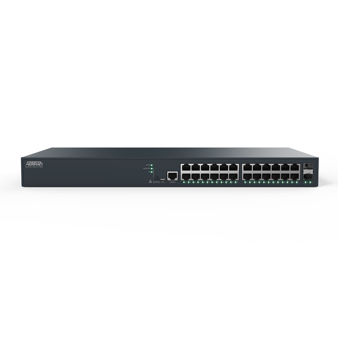 Adtran NETVANTA 1560 24-Port Gigabit Ethernet Switch w/PoE+ Refurbished -  refurbished available on PCLiquidations