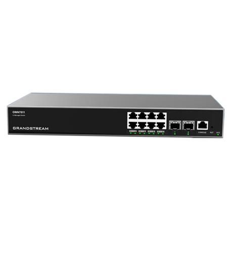Grandstream GWN7811 8-Port Managed Switch Refurbished - Grandstream refurbished available on PCLiquidations