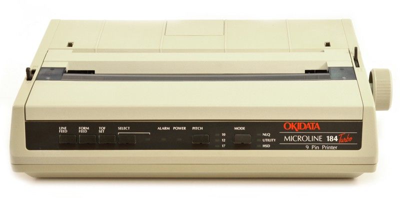 Buy Okidata Microline 184 Turbo Parallel Dot Matrix Impact Printer (62408901) - Standard Emulation Refurbished - $259.99 Okidata Microline 184 Turbo Parallel Dot Matrix Impact Printer (62408901) - Standard Emulation Refurbished - refurbished available on PCLiquidations