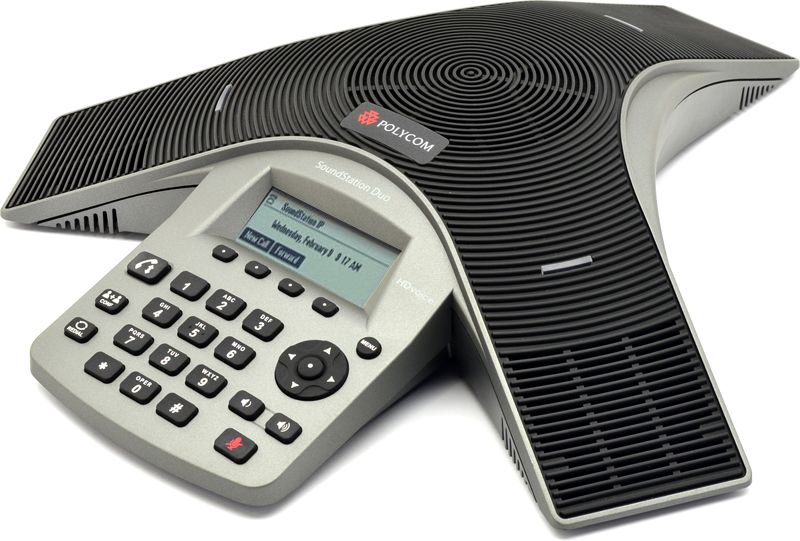 Polycom SoundStation DUO VoIP Conference Phone (2200-19000-001) Refurbished - Polycom refurbished available on PCLiquidations