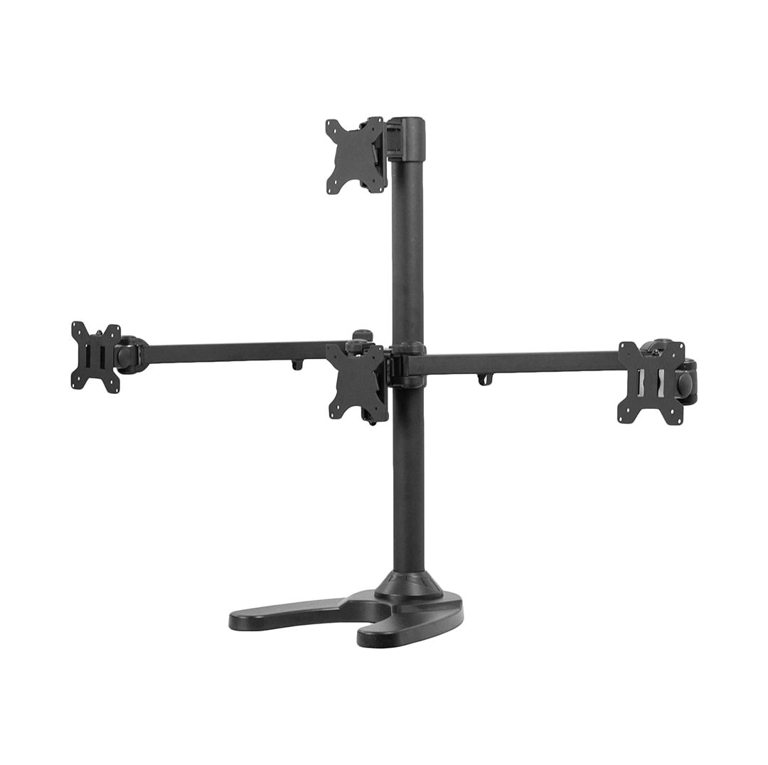 VIVO Quad Monitor Desk Stand Refurbished -  refurbished available on PCLiquidations