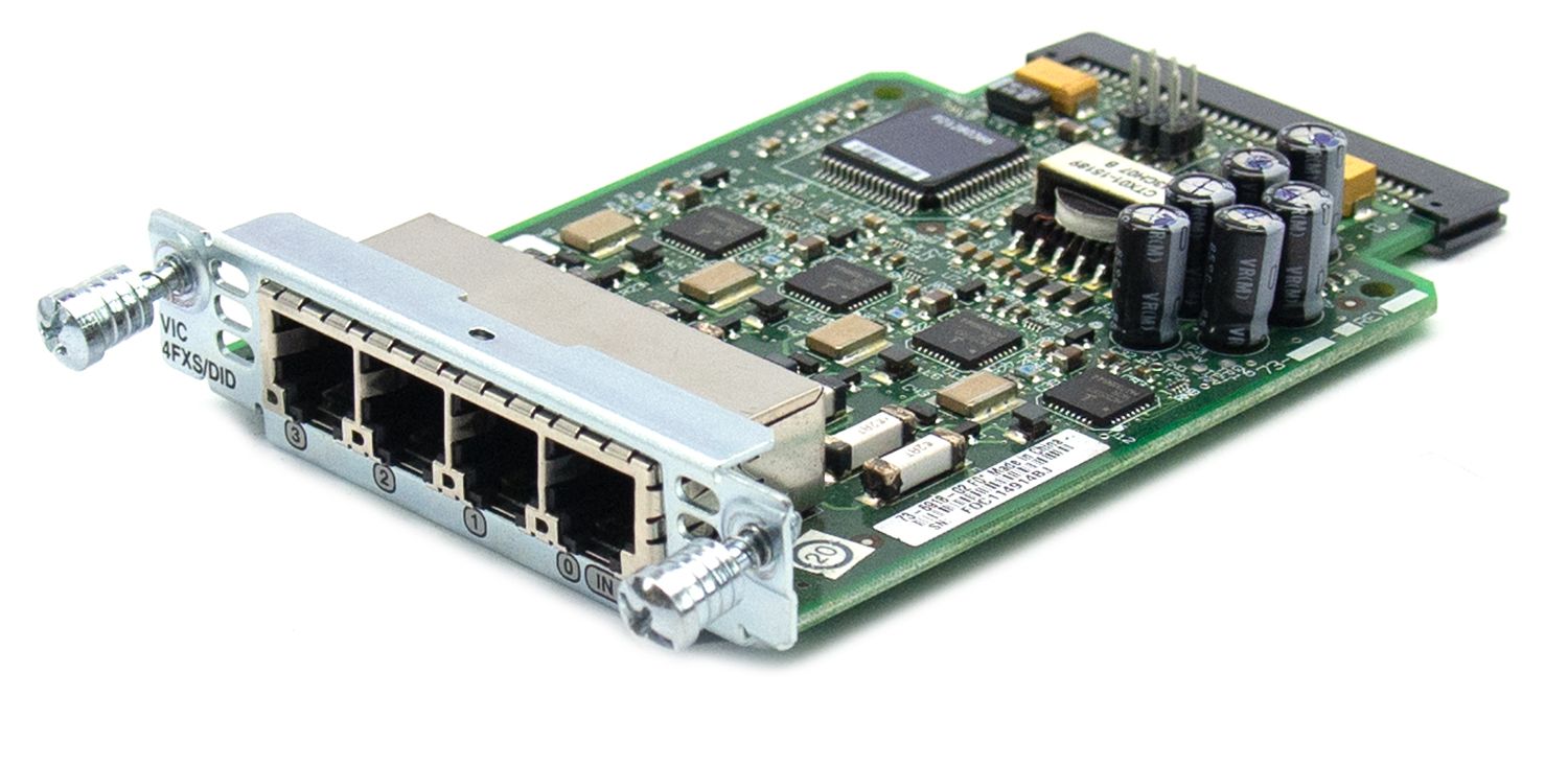 Buy Cisco VIC-4FXS/DID 4-Port Analog Vic Wic Card Refurbished - $28.95 Cisco VIC-4FXS/DID 4-Port Analog Vic Wic Card Refurbished - Cisco Systems Inc. refurbished available on PCLiquidations