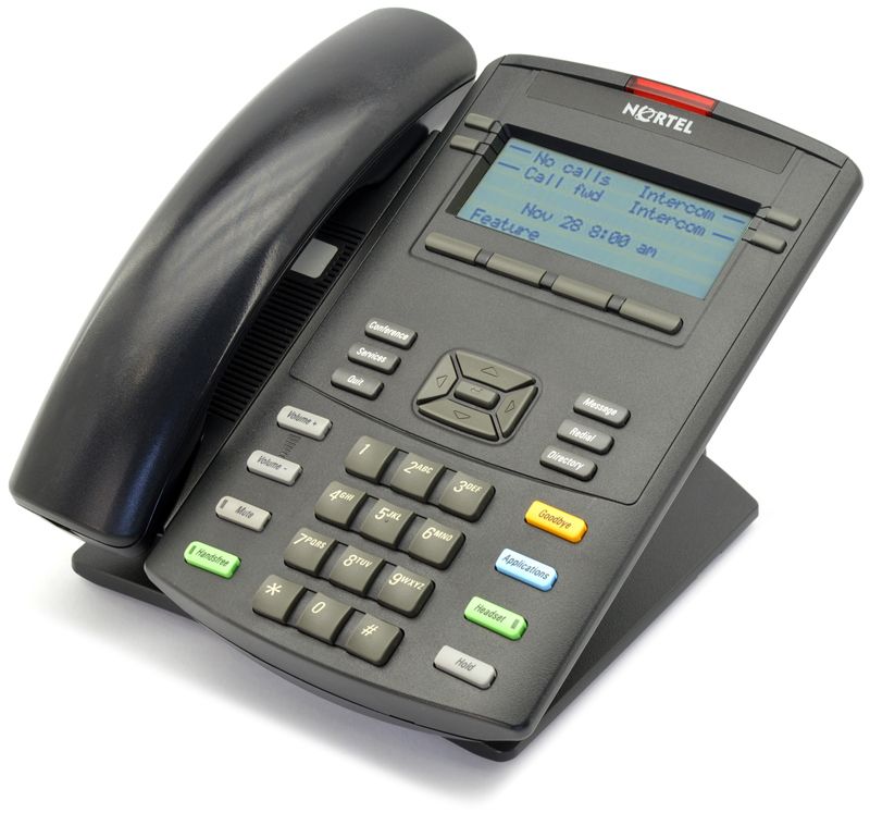Nortel IP 1220 Display Phone with TEXT Keys (NTYS19) - Grade A Refurbished -  refurbished available on PCLiquidations