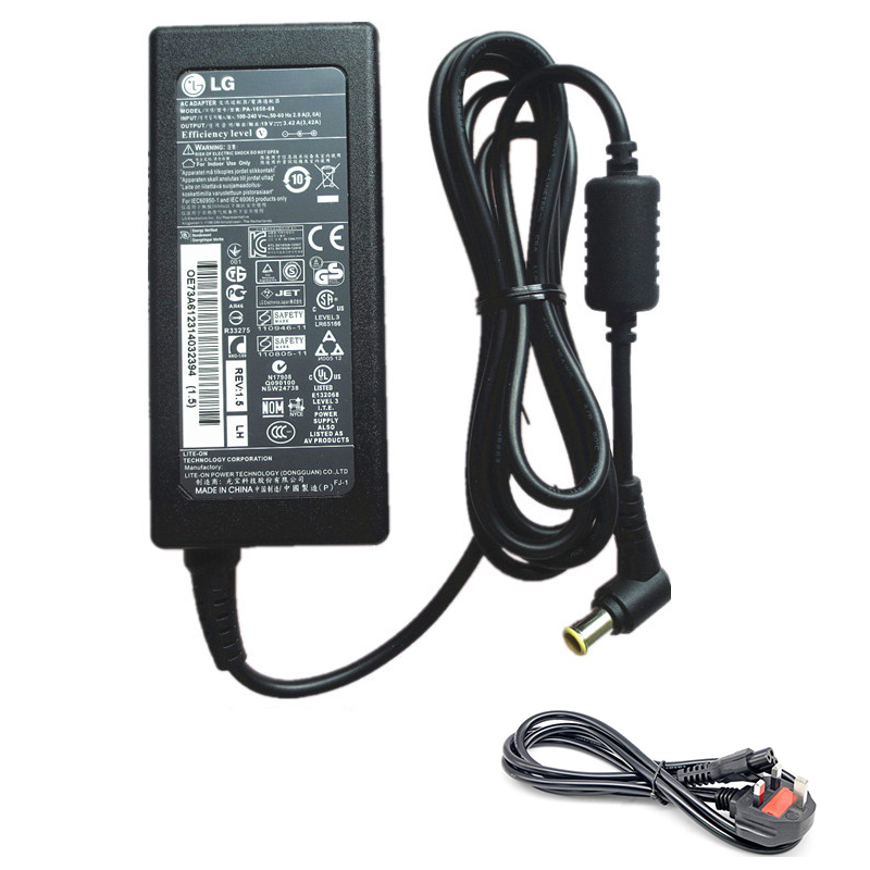 LG 24CAV23K 65W 19V 3.42A Power Adapter - Refurbished Refurbished - LG refurbished available on PCLiquidations
