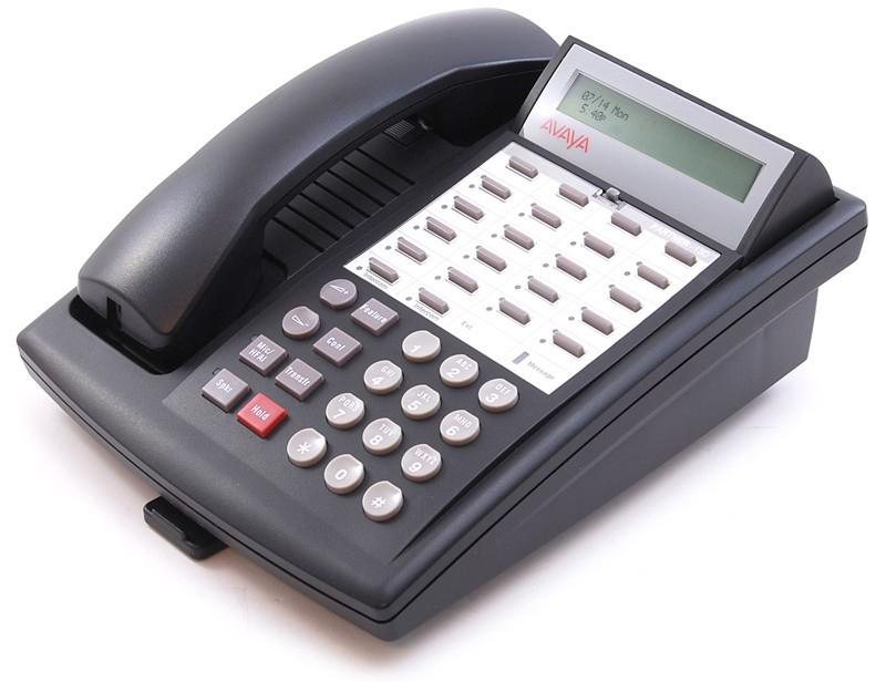 Avaya Partner 18D 18-Button Black Digital Display Speakerphone - Grade B Refurbished - Avaya refurbished available on PCLiquidations