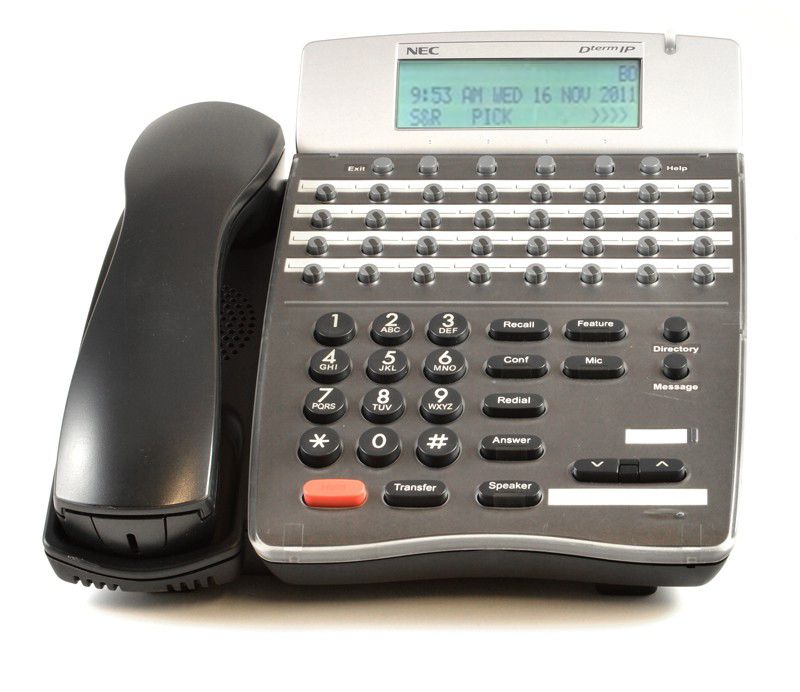 NEC ITR-32D-3 BLACK TEL Series IP Phone Electra Elite (780045) Refurbished - NEC (Nippon Electric Company) refurbished available on PCLiquidations