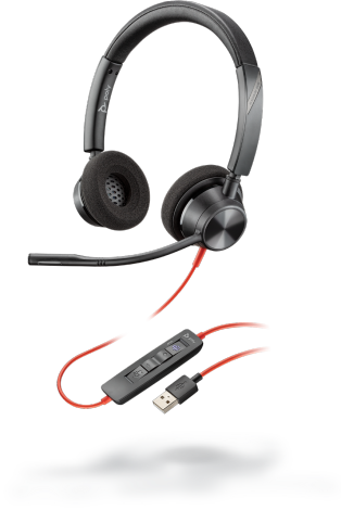 Poly Poly Blackwire 3320 USB-A Binaural Headset Refurbished - N/A (Il existe plusieurs marques avec le nom "Poly", il refurbished available on PCLiquidations
