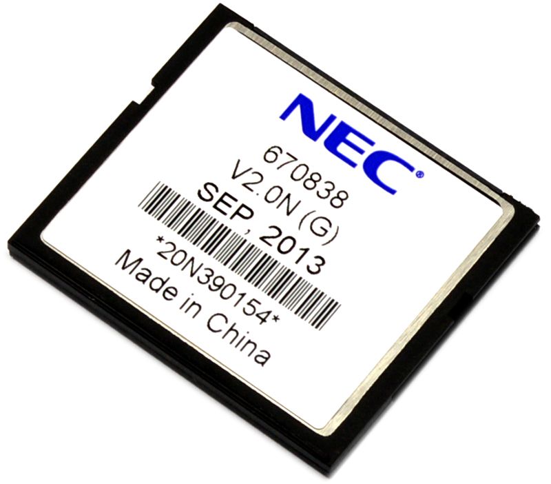 NEC Univerge SV8100 PVA CNF Conferencing App Compact Flash Card (670838) Refurbished - NEC (Nippon Electric Company) refurbished available on PCLiquidations