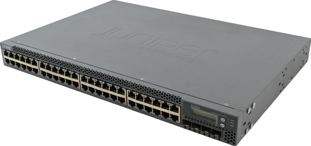 Buy Juniper EX3300-48P 48-Port PoE+ Gigabit Switch - Refurbished Refurbished - $65.95 Juniper EX3300-48P 48-Port PoE+ Gigabit Switch - Refurbished Refurbished - refurbished available on PCLiquidations