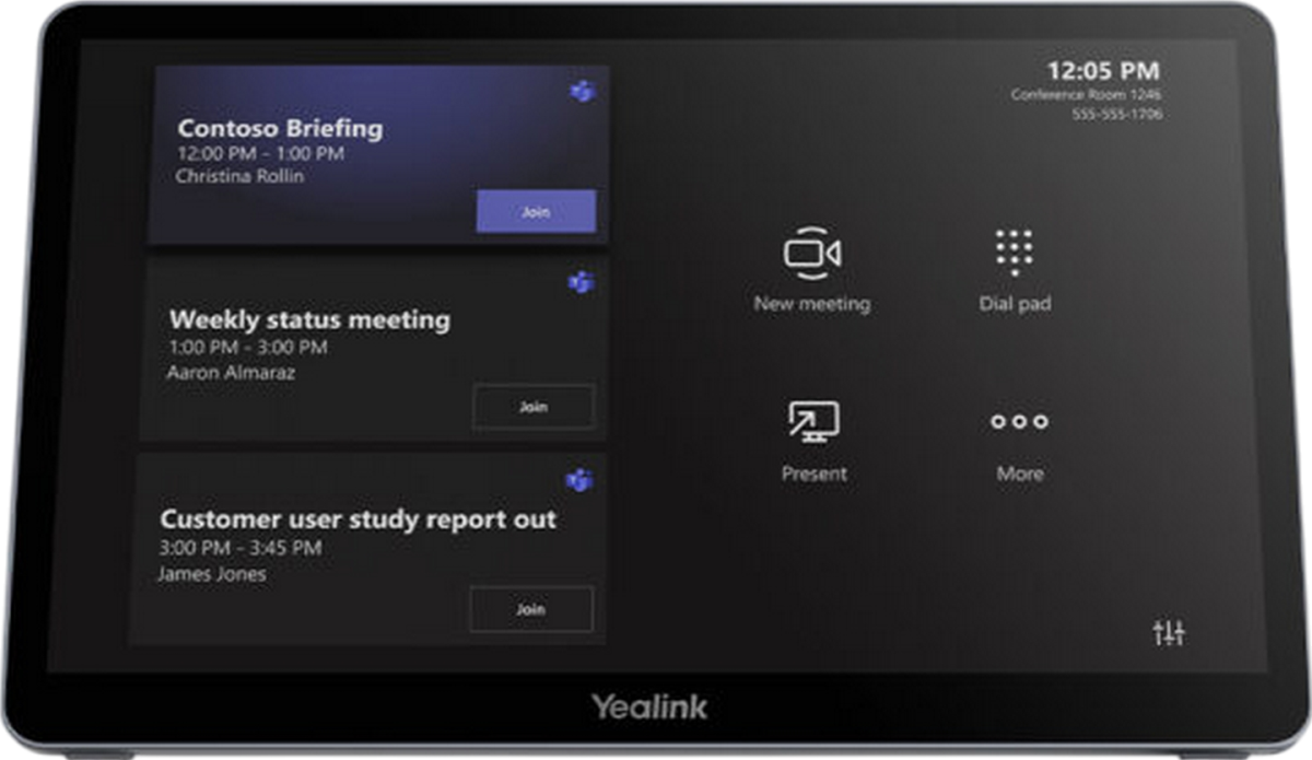 Yealink Mtouch Plus for Video Conference Room System White Refurbished - Yealink refurbished available on PCLiquidations